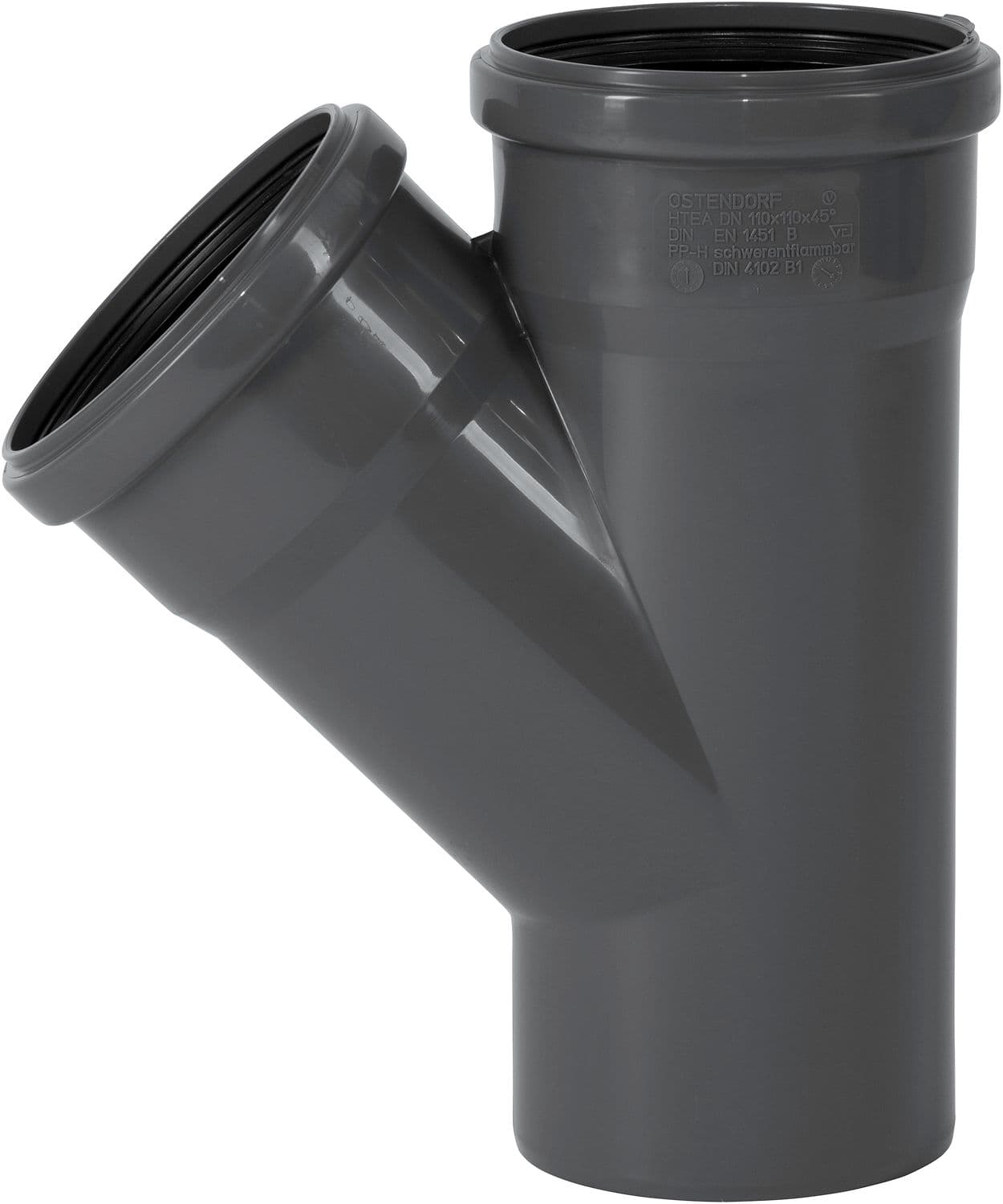 T 45° FFM 110MM PP HT-SAFE OSTENDORF