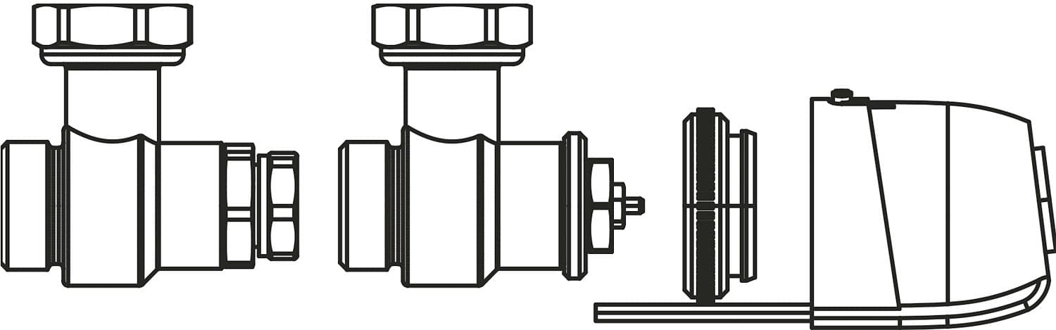 VANNE À 2 VOIES AVEC MOTEUR POUR VENTILO CONVECTEUR AQUAREA FAL PANASONIC