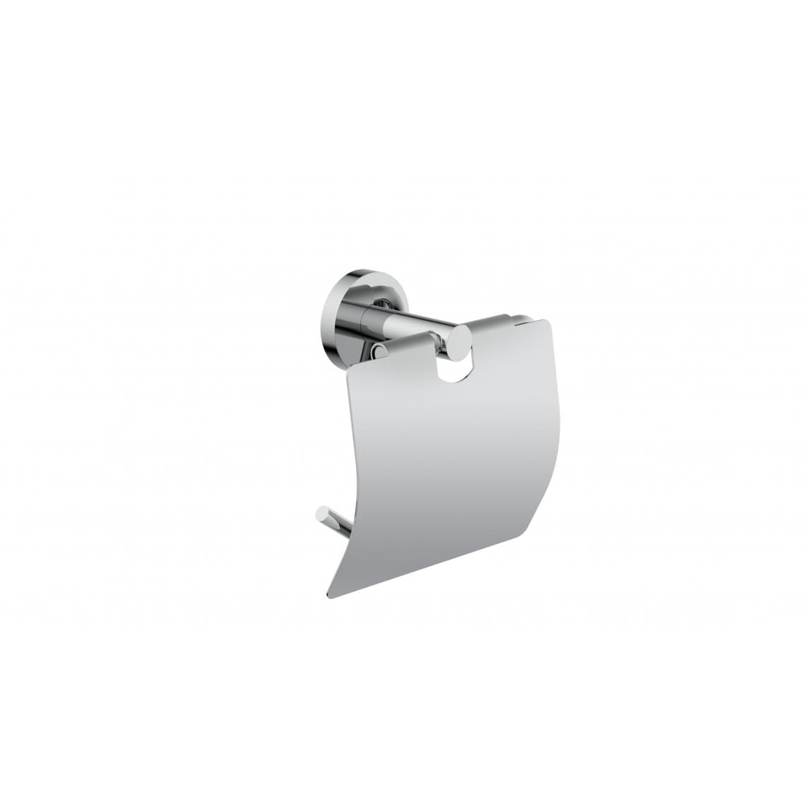 BA0252 dérouleur papier toilette, chromé, à coller ou vis