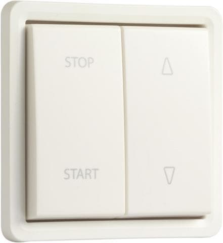 Interrupteur pour volets, en saillie et étanche aux projections d’eau 10AX / 250Vac Blanc