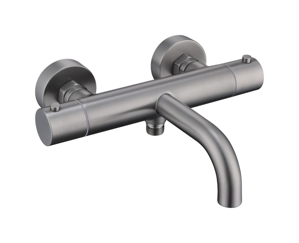 GO Van Marcke Verona mitigeur bain/douche thermostatique métal brossé