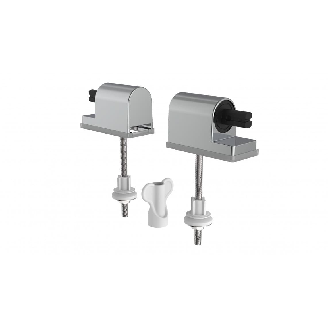 082100 fixation pour abattant WC en Duroplast avec frein de chute