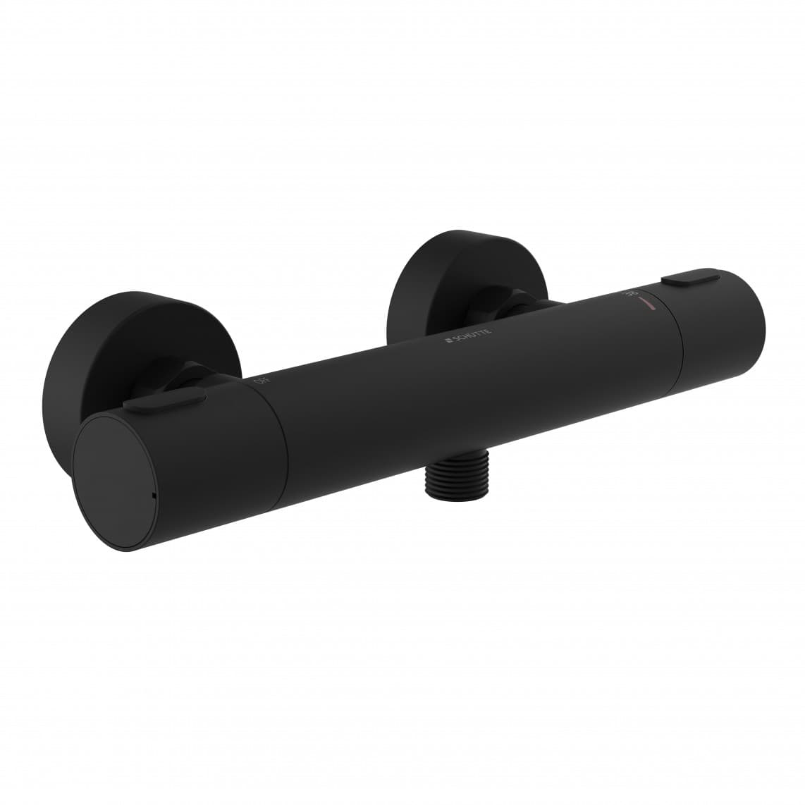 33186 LOS ANGELES Mitigeur thermostatique de douche, noir mat