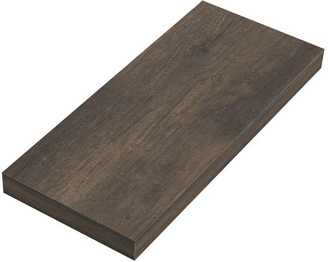 TABLETTE MURALE COFFEE 150X350X25MM JUSQU'A 7KG CHATAIGNE