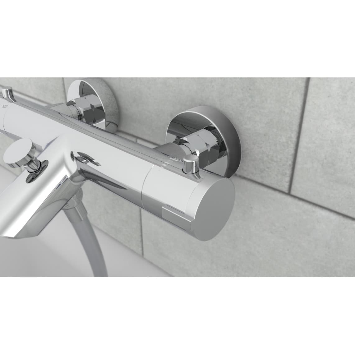 52470 LONDON Mitigeur thermostatique bain/douche, chromé