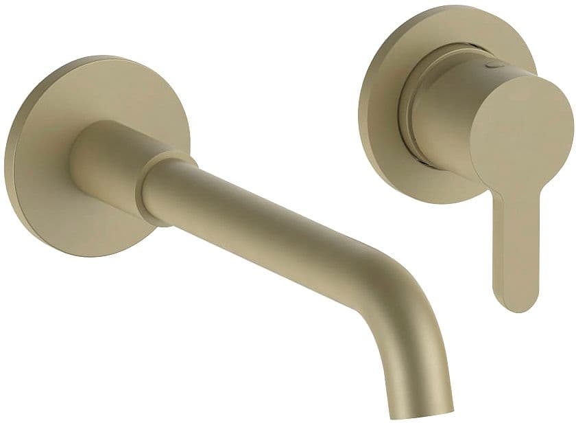 SET DE FINITION MITIGEUR LAVABO ICONA CLASSIC FANTINI 200MM MAT BRITISH GOLD PVD
