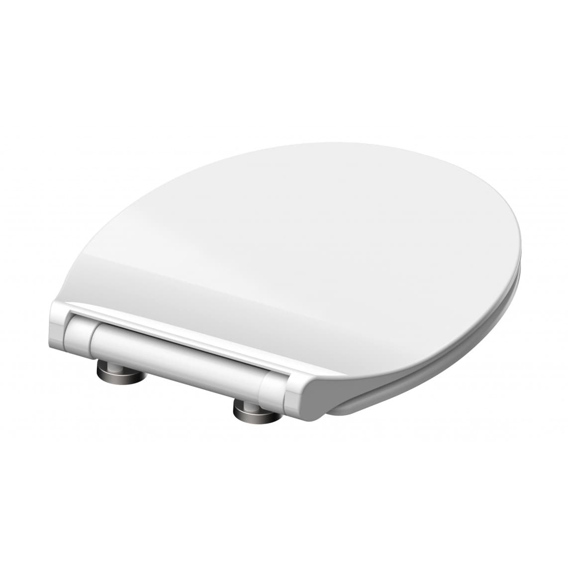 82700 abattant WC en Duroplast SLIM WHITE, avec frein de chute et déclipsable