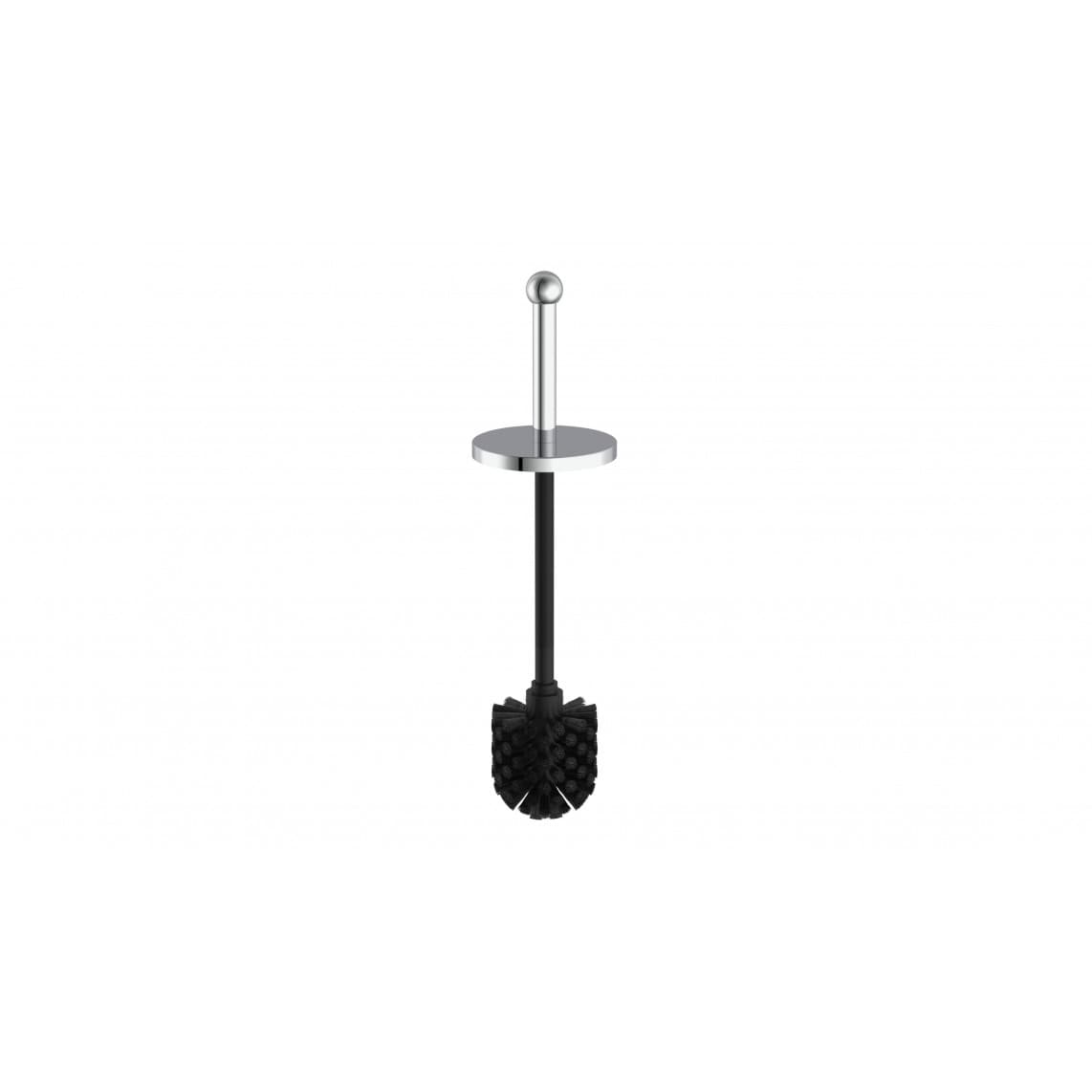 BA0001 Floor standing toilet set, toilet paper holder and brush holder, chrome