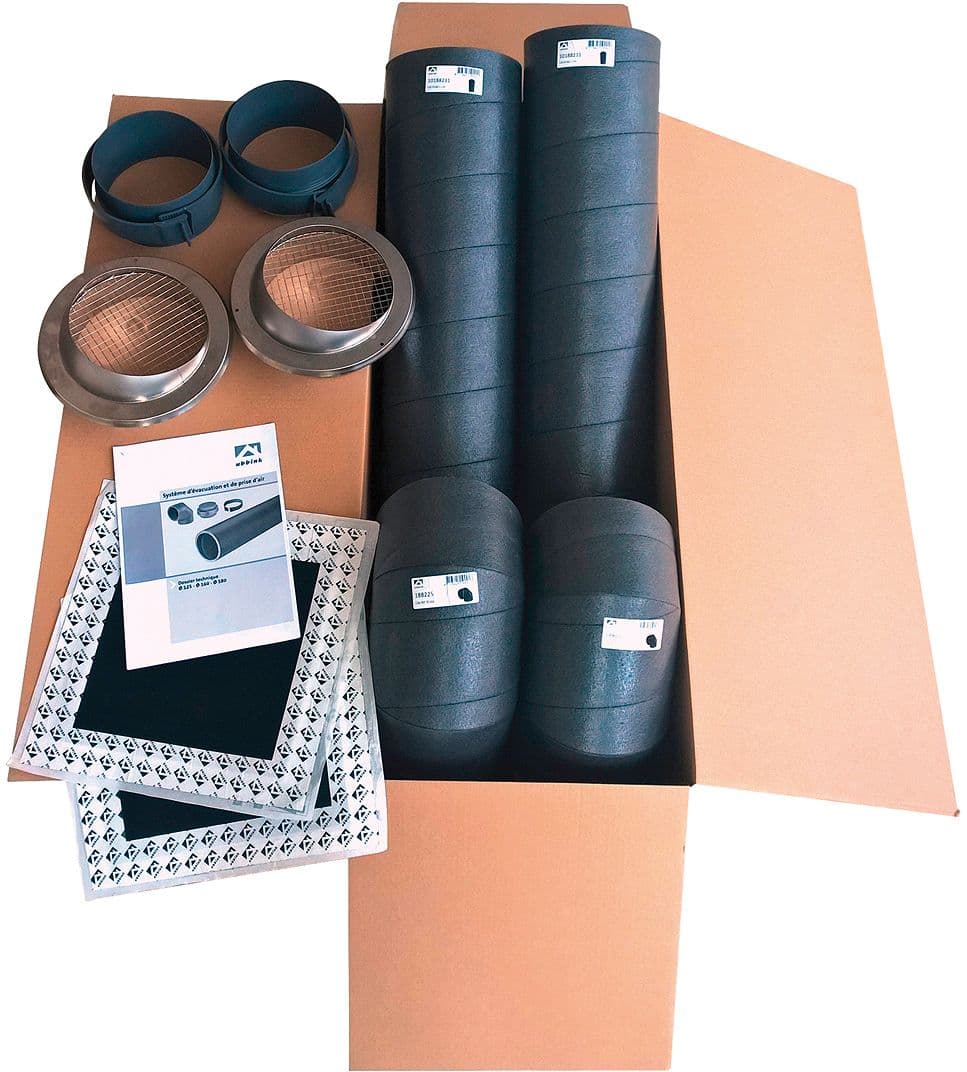 KIT TUBE ISOLE POUR PAC SANITAIRE 160MM