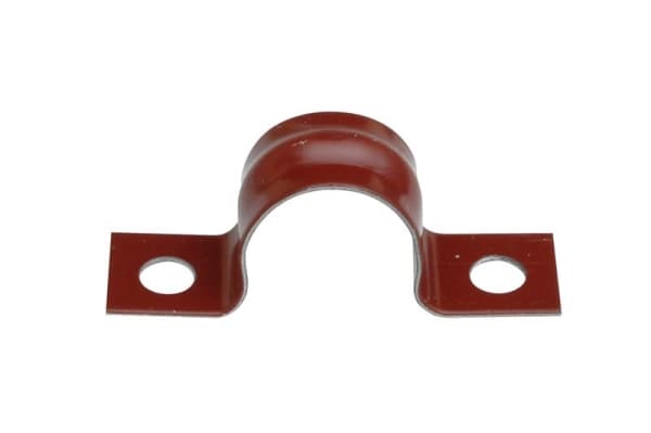 Attache en acier Rouge laquée 16mm