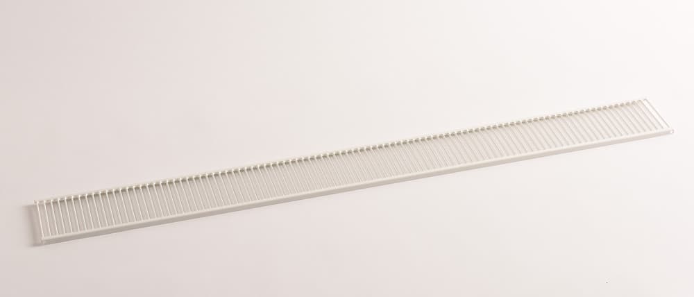 Van Marcke grille supérieure T21 L1600mm acier blanc RAL9016