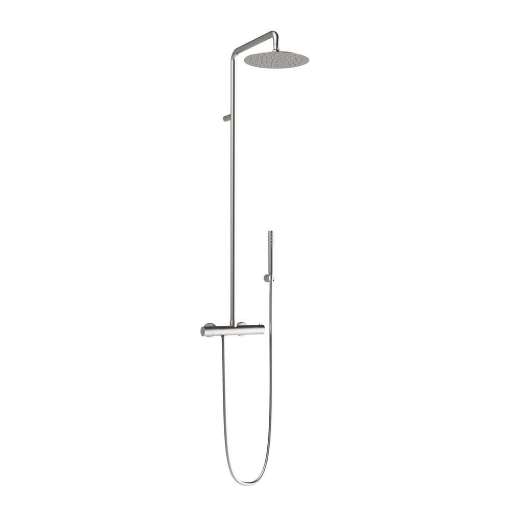Van Marcke Nero thermostatique système douche douche de tête 1jet brushed nikkel