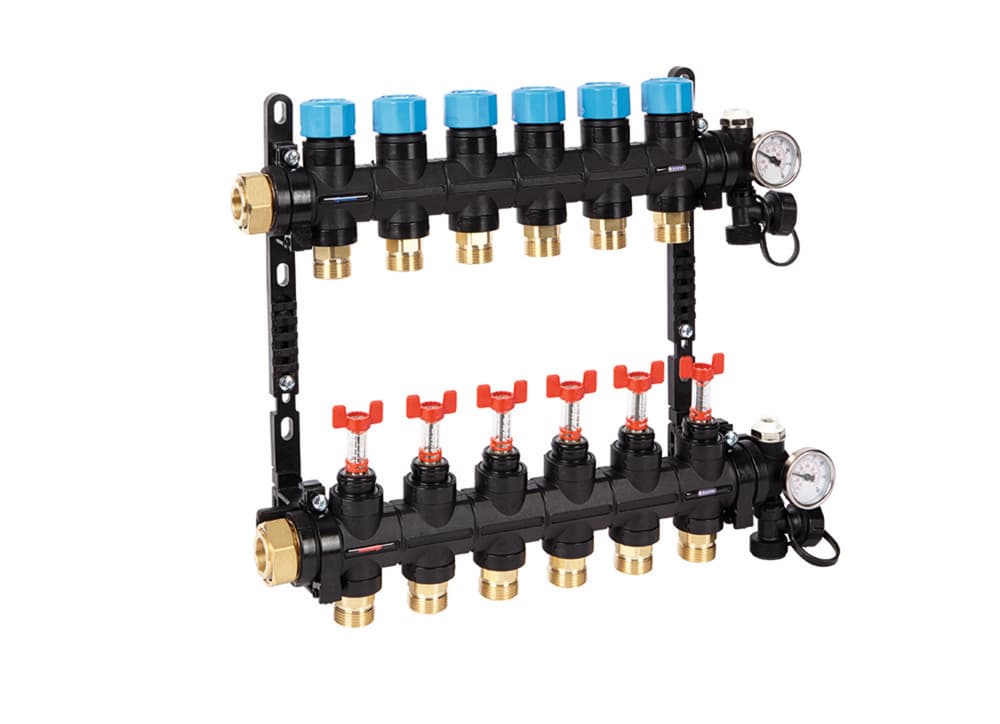 Henco distri compo 4/4 débitmètre thermo vanne rempli/vidange purgeur air 4