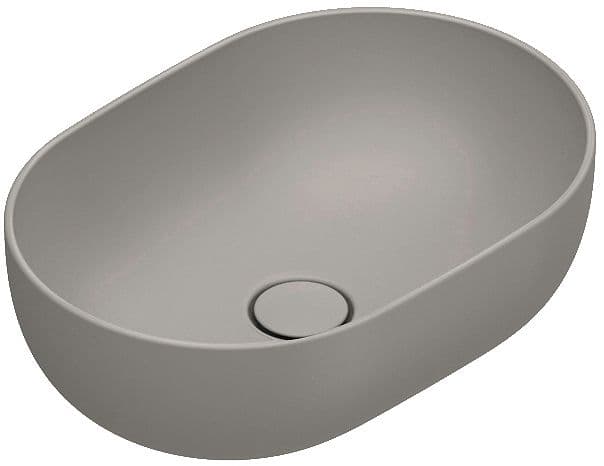 VASQUE A POSER SFERA CATALANO CATAGLAZE+ 50X35 H16 SANS TROP-PLEIN TORTORA SATINATO