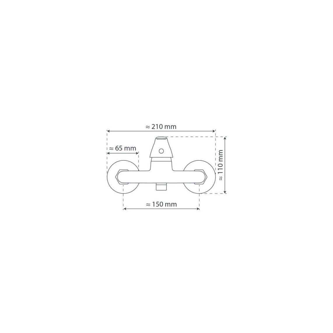 41400 ATHOS PLUS Mitigeur douche, chromé