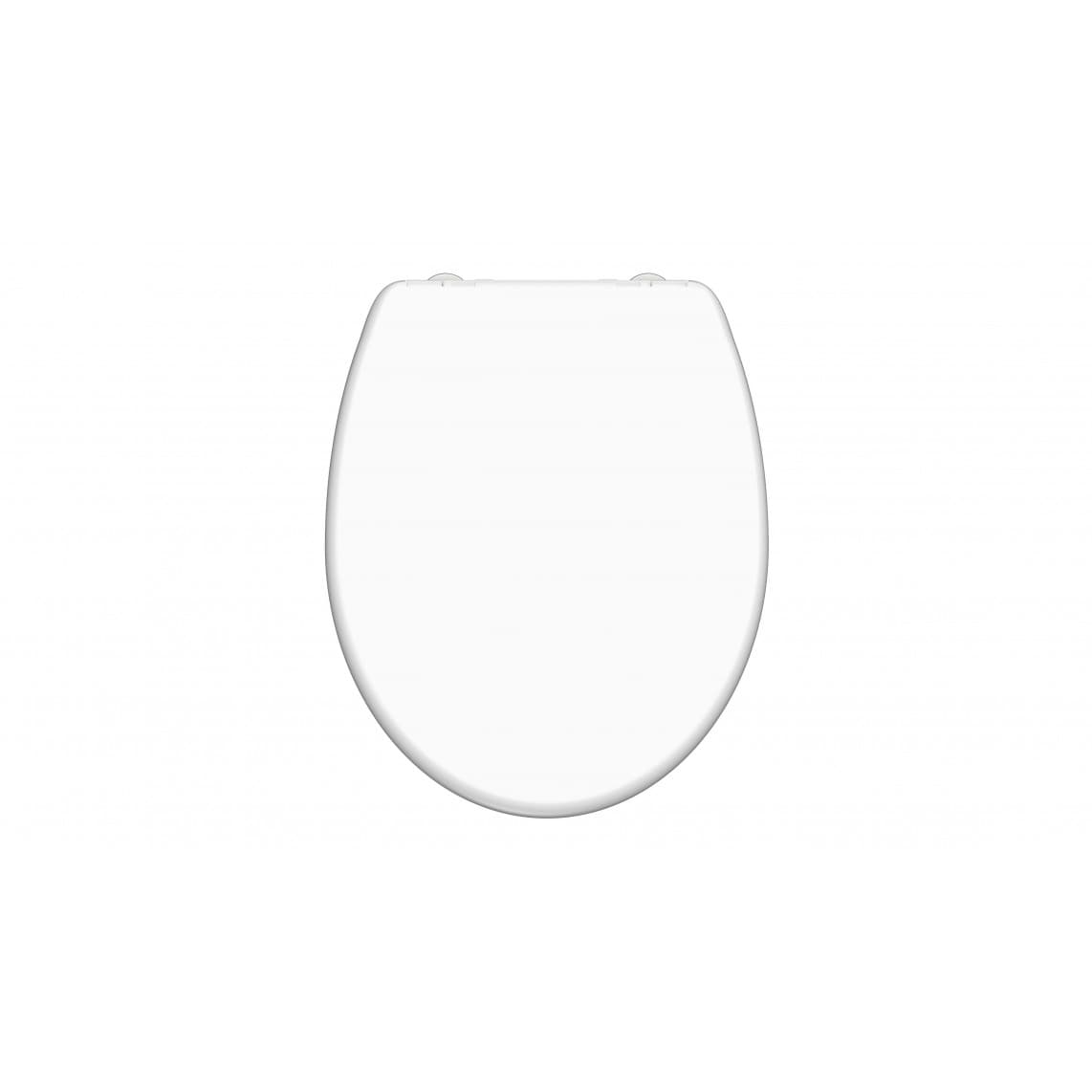 82940 abattant WC en Duroplast FAMILY WHITE, avec frein de chute et déclipsable