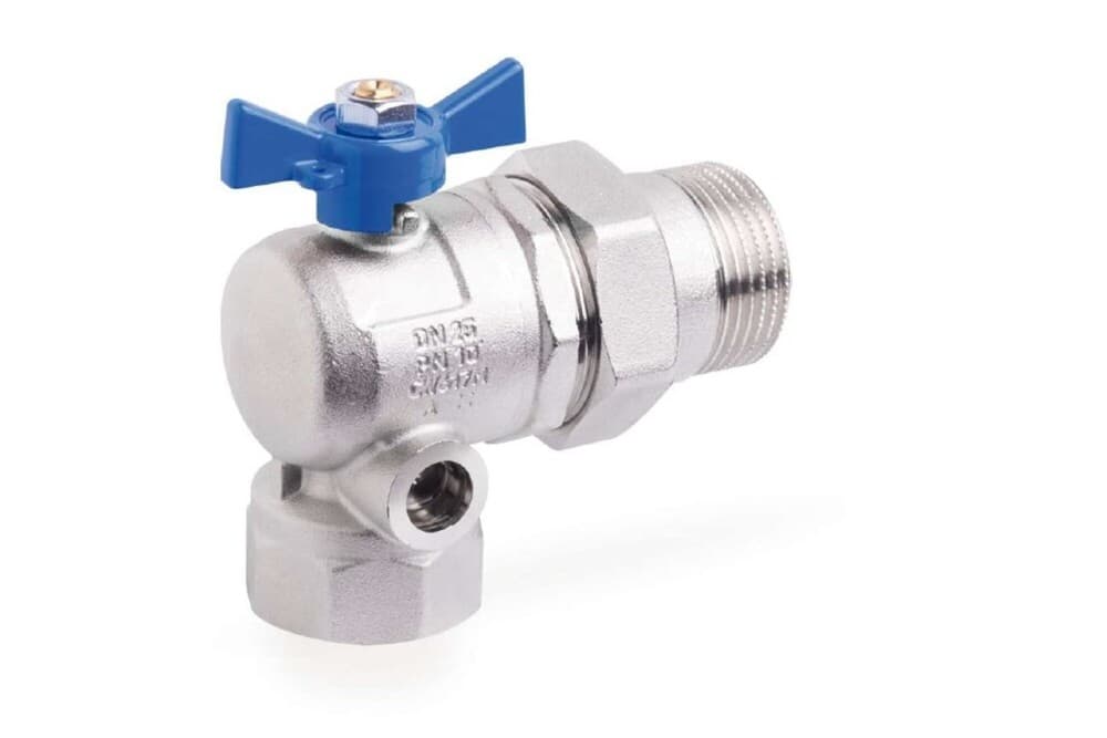 SYSTEMPEX vanne à bille équerre D4/4" bleu