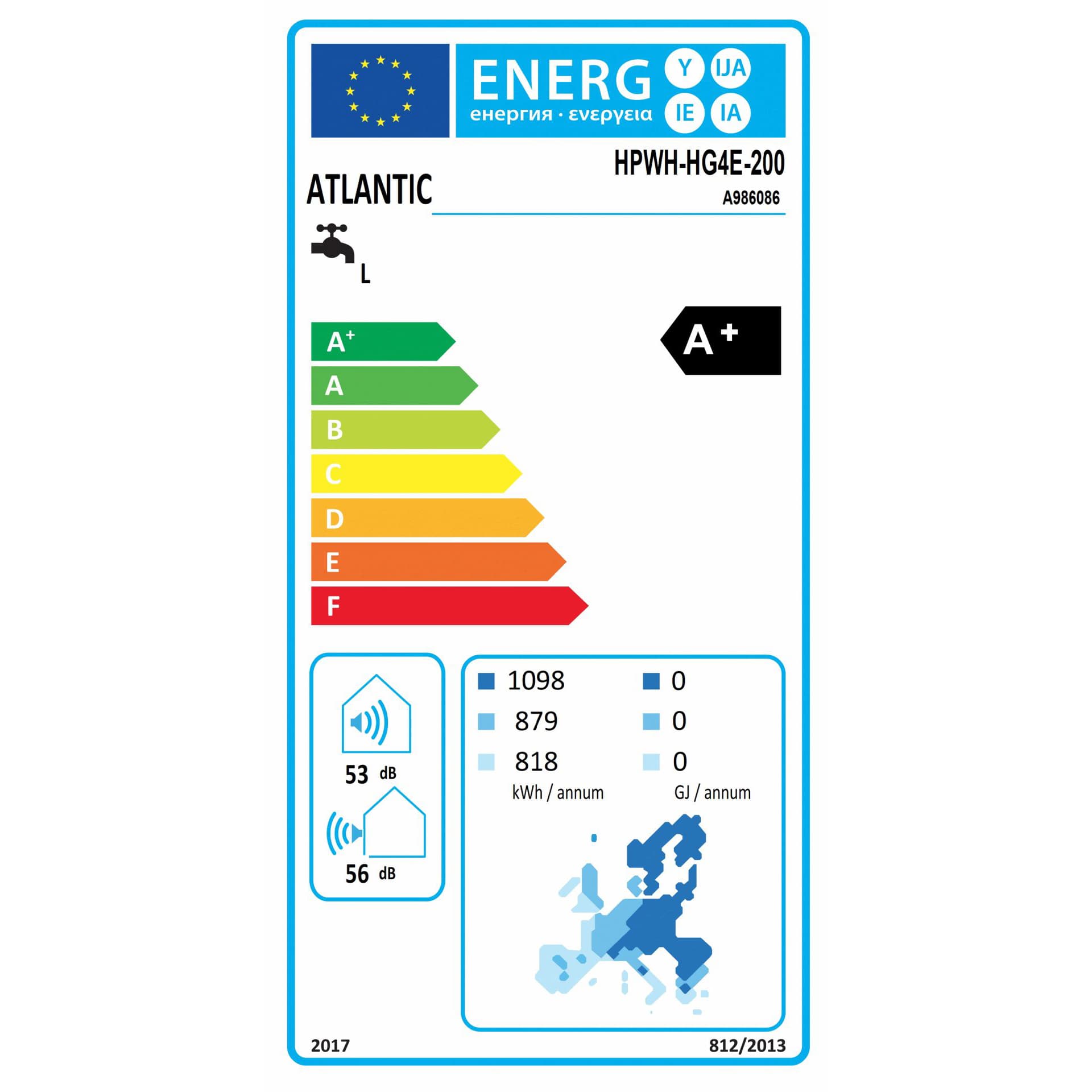 CHAUFFE-EAU THERMODYNAMIQUE MONOBLOC 270 LITRE -EXPLORER V4