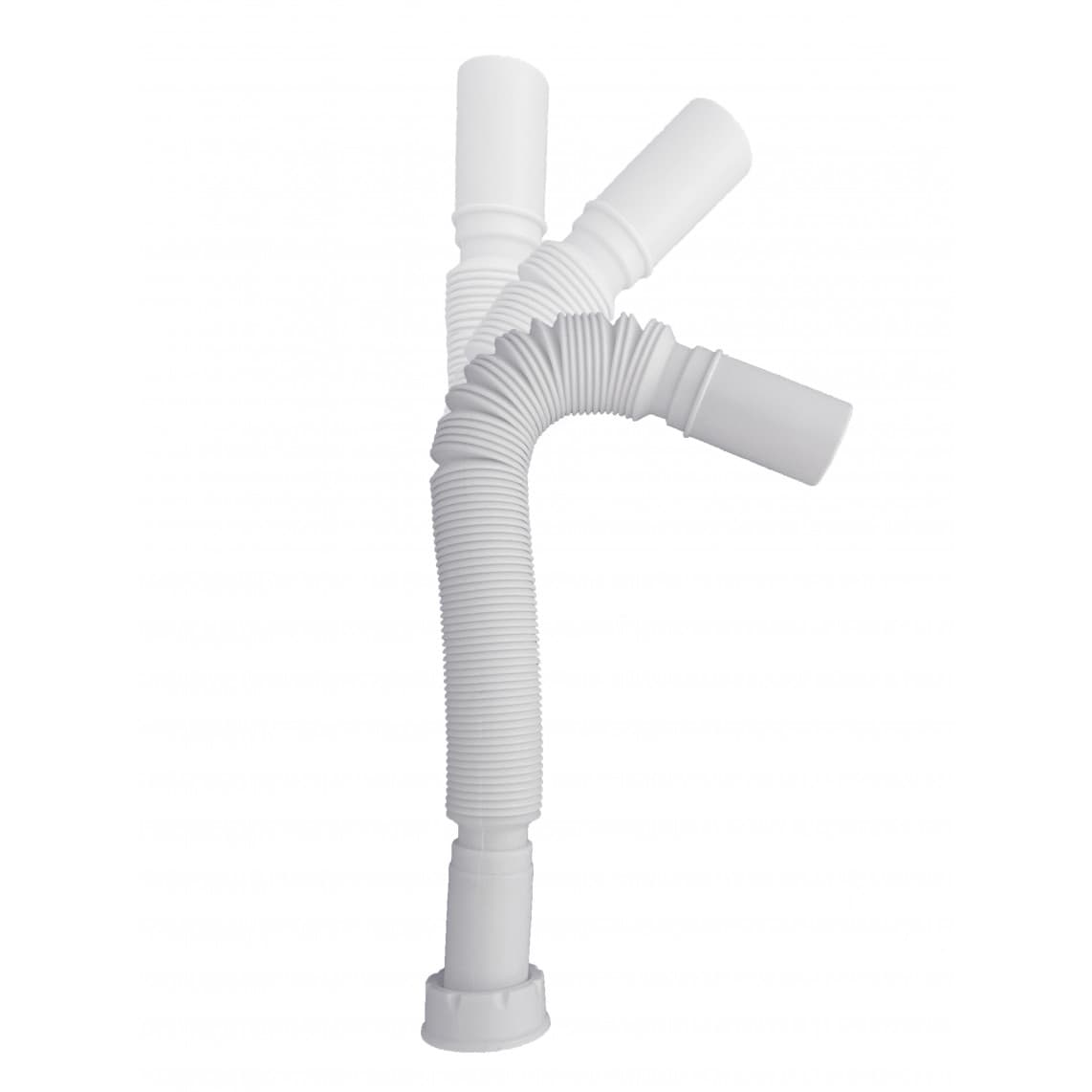 98836748 KS Tube de raccordement Flex, blanc, 1 1/4" x 32 mm, 315-830 mm