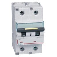 Disjoncteur DX³ 2 pôles courbe C 100A 230 / 400V - 10000A / 16kA - 3 modules