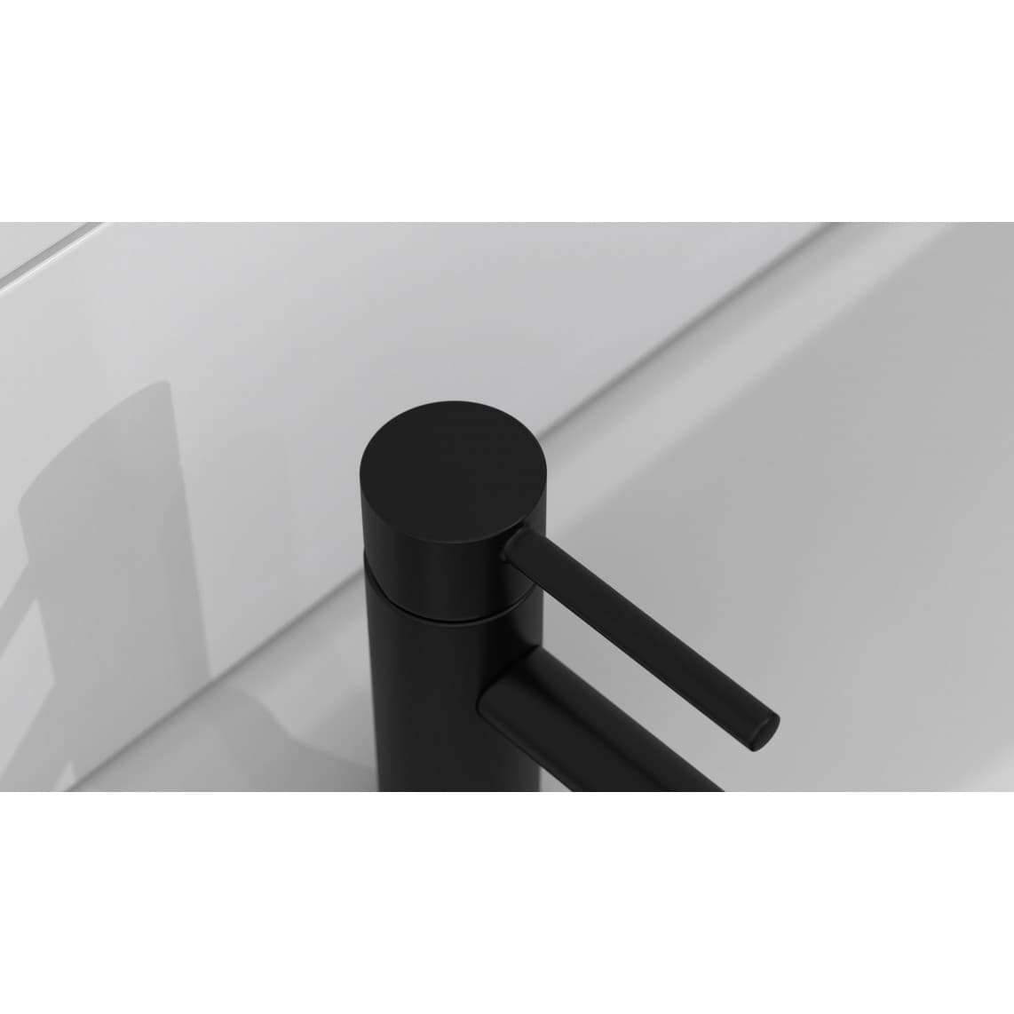 37965 ARAGON Cold water tap, black matt