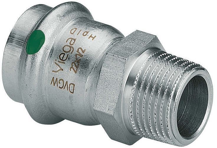 RACCORD 5/4"M-35MM SANPRESS INOX VIEGA