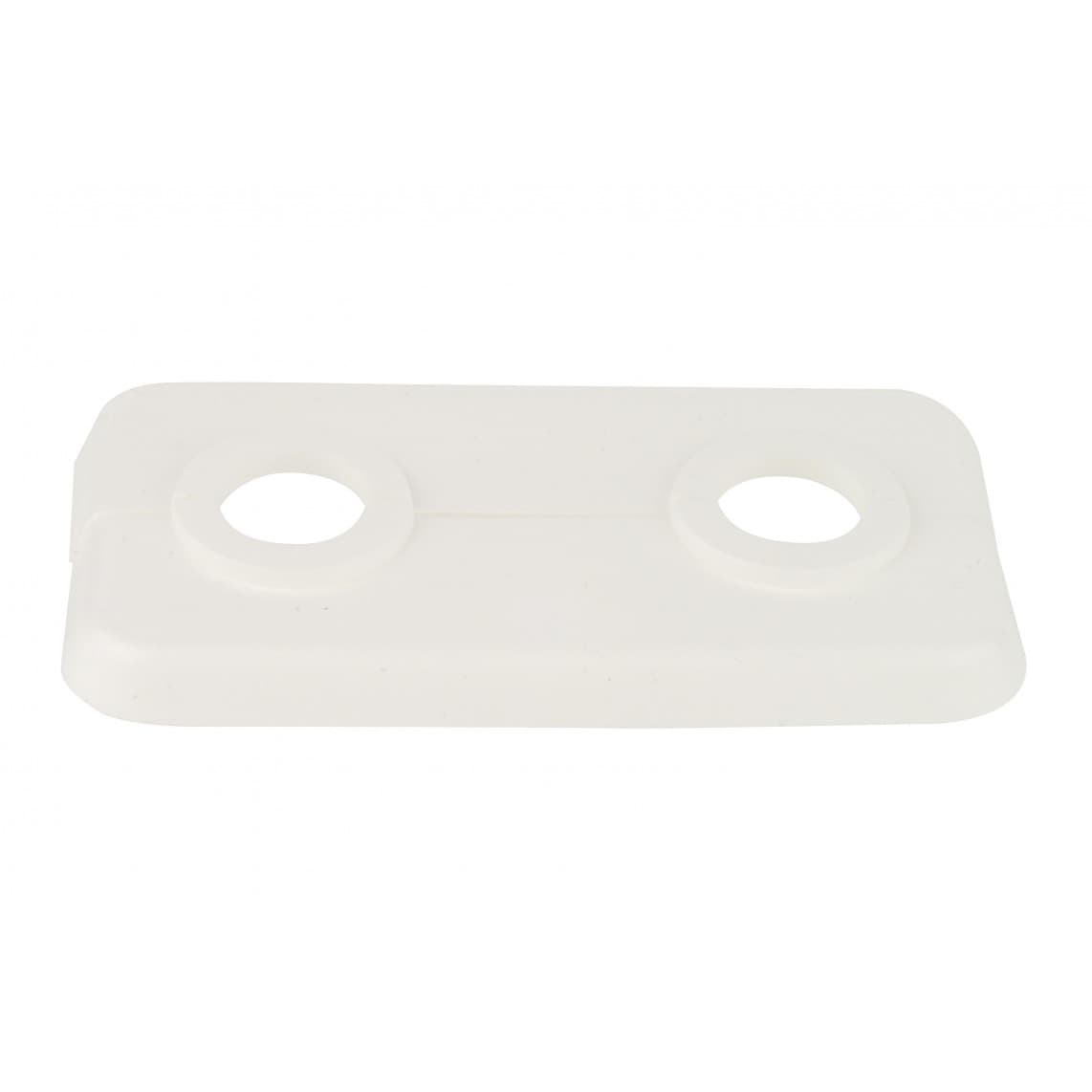 988236555 double rosace PP pour chauffage, blanc, 15 x 10 mm, pour 1/4"