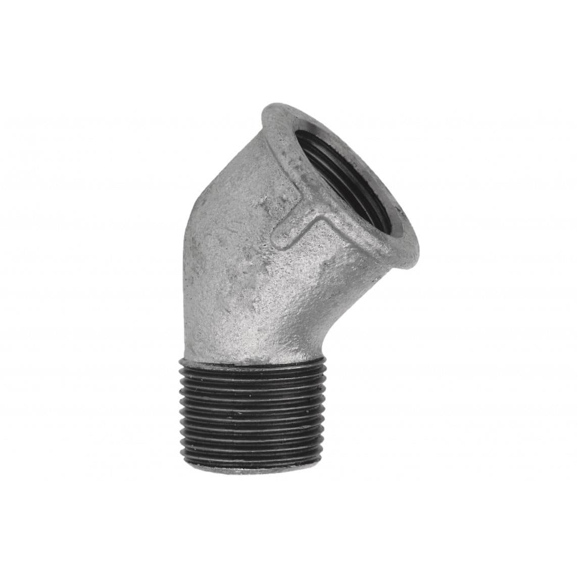 989728055 FM coude 45°, galvanisé, 1/2" F x 1/2" M, (121)