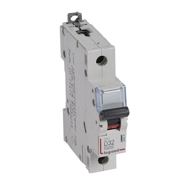 Disjoncteur DX³ 10000A / 16kA 1 pôle courbe D 32A 230 / 400V - 1 module