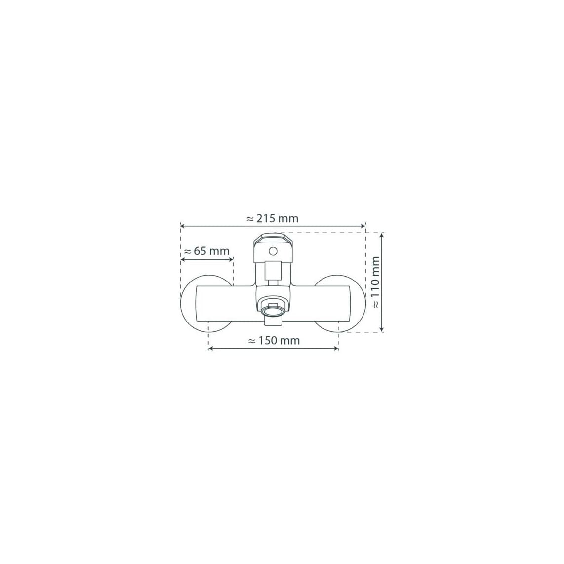 18030DVGW FUTURA DVGW Mitigeur bain/douche, chromé