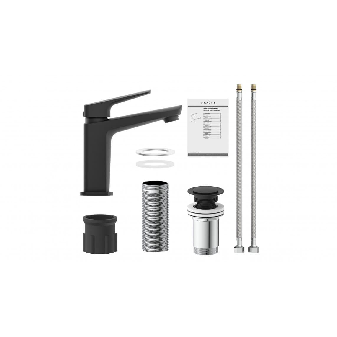 34016 RAVEN Mitigeur lavabo, noir mat
