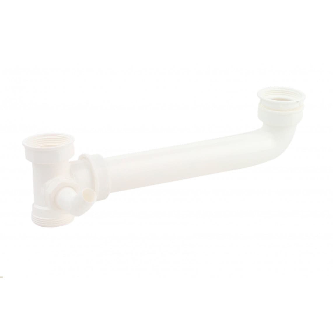 98837048 KS Évier double-Raccord d'évacuation, blanc, 1 1/2" x 40 mm, avec 3/4" Raccordement de l'appareil