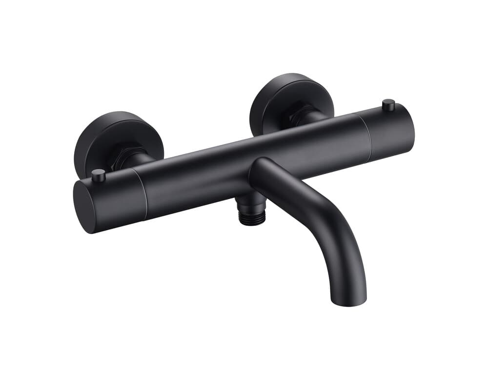 GO Van Marcke Verona mitigeur bain/douche thermostatique noir mat