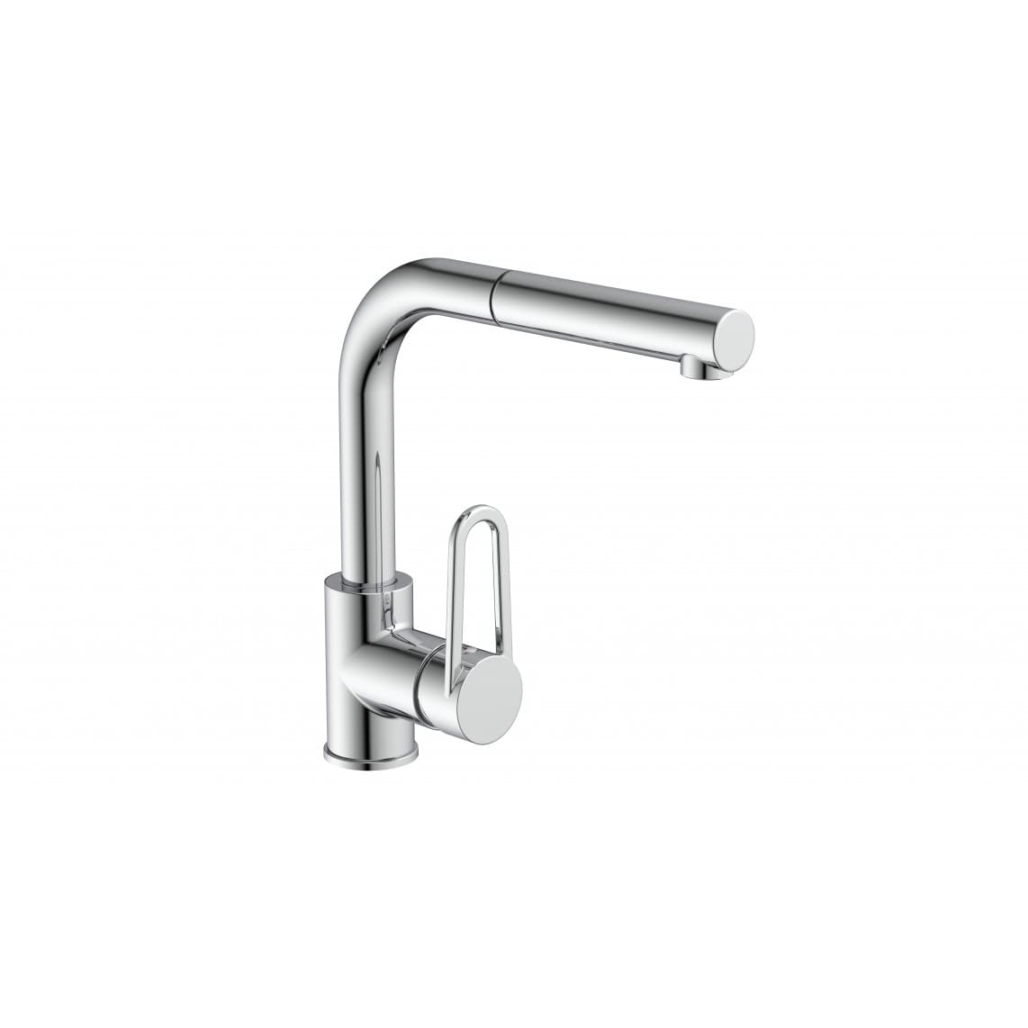 26230 DESIGN RING Mitigeur évier, chromé, avec bec extractible