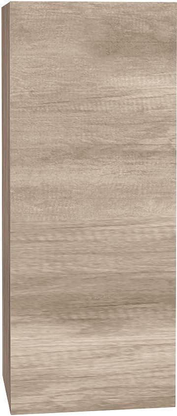 DEMI COLONNE COFFEE 1 PORTE DROITE 40 CHENE DECOR FLANELLE