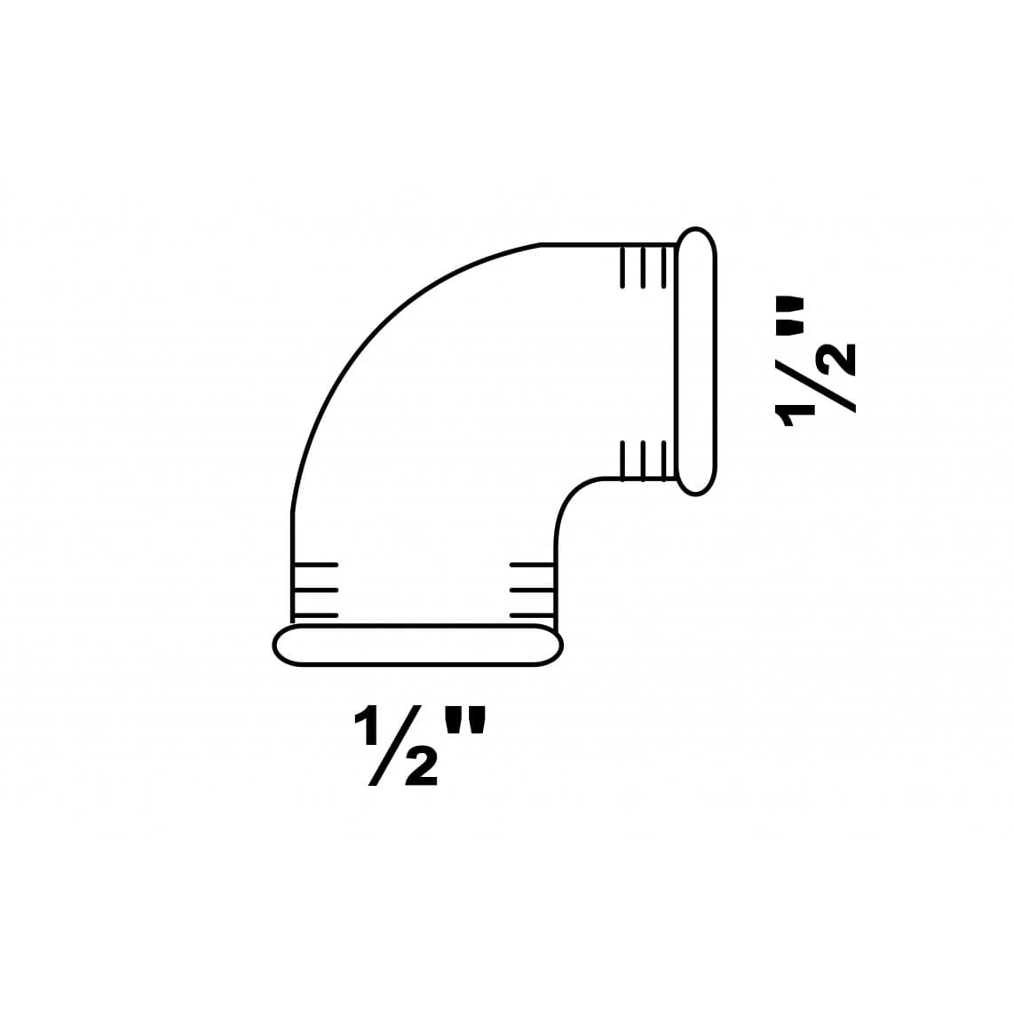 989711060 FM coude 90°, galvanisé, 1/2" F, (90) (5x)