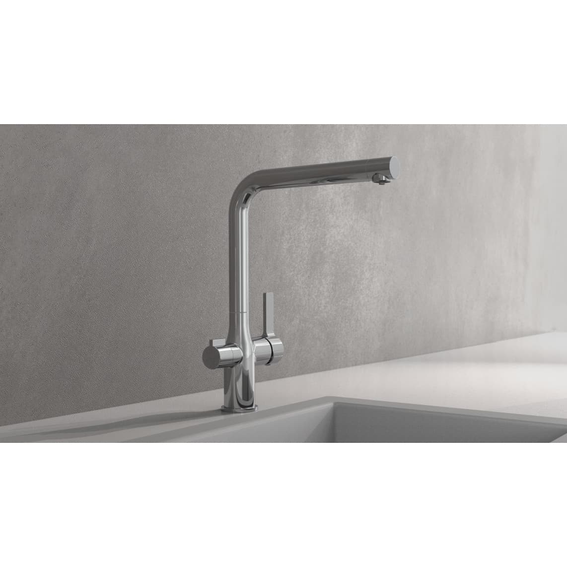 99800 AQUASTAR PRO Drinking water sink mixer, chrome, with filter system