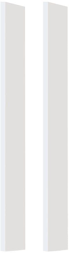 PAROI LATERALE POUR ARMOIRE DE TOILETTE MOLTO (SET 2 PIECES) POUDRE BLANC