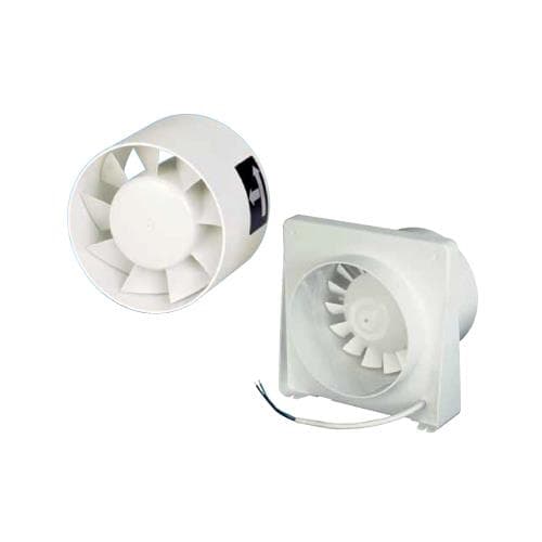 Ventilateur gaine 2 vitesses - débit max 280m³ / h - canal diamètre 100mm - moteur à courant continu