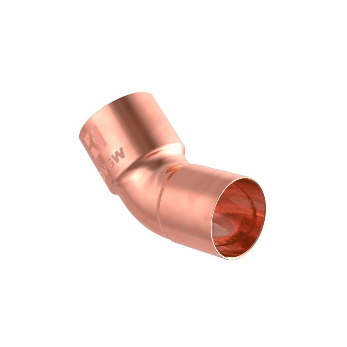 989144017 CU arc 45°, vierge, 22 mm, 1 manchon (5040)