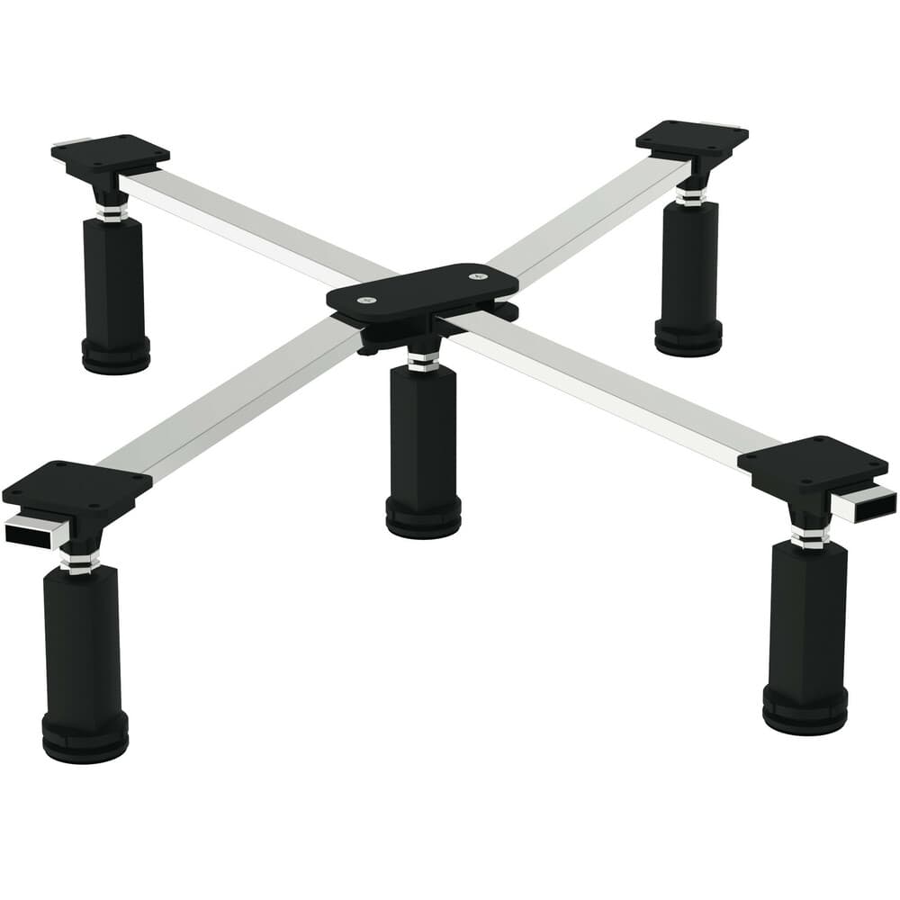 Ideal Standard jeu de pieds pour receveur de douche aluminium réglable 125-185mm