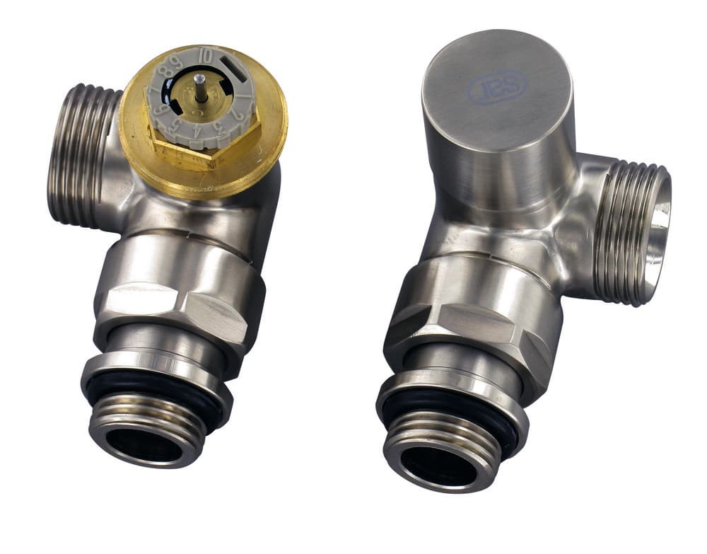 Comap set décoratif corps de robinet + raccord de retour 1/2" double équerre blanc