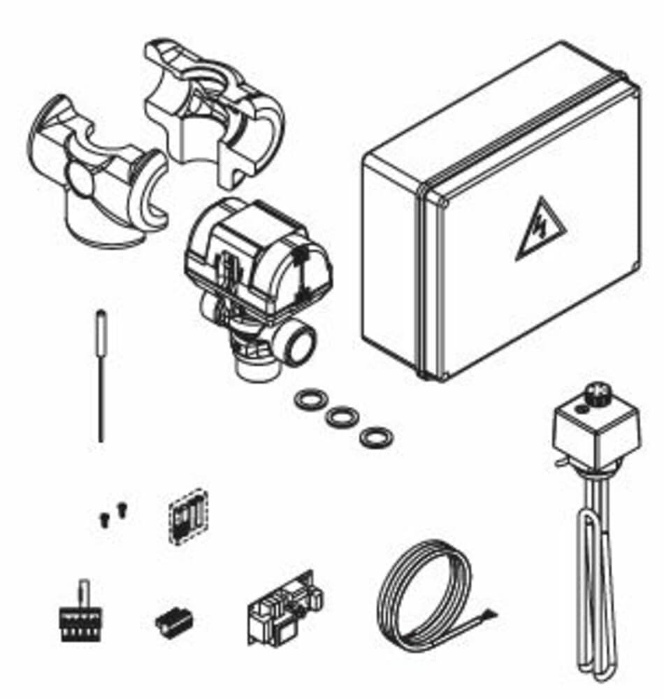 Riello résistance électrique monophasée 2,2 kW 6/4"