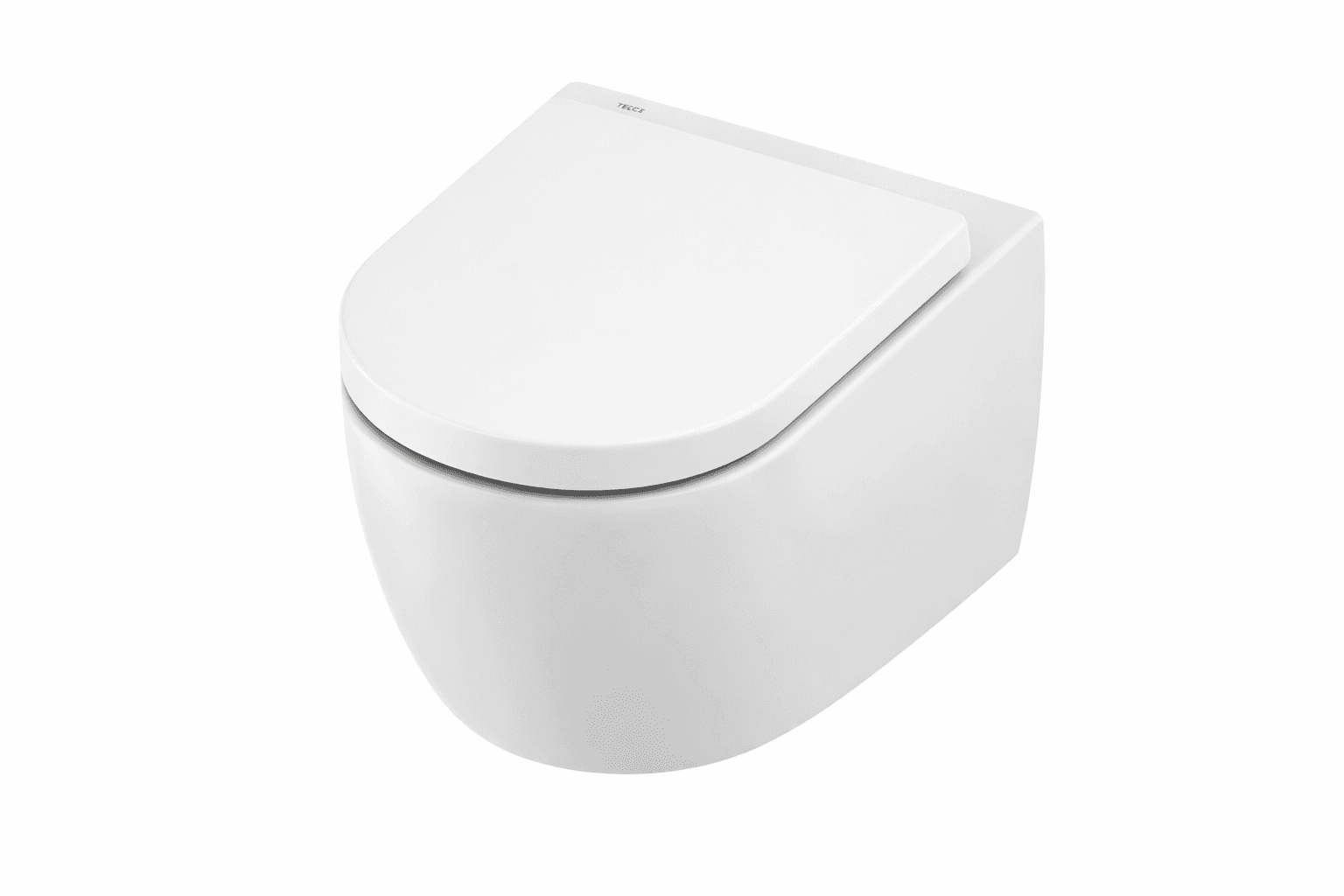 Teceloft - Kit wc avec chasse cyclonique - avec abattant wc - blanc brillant