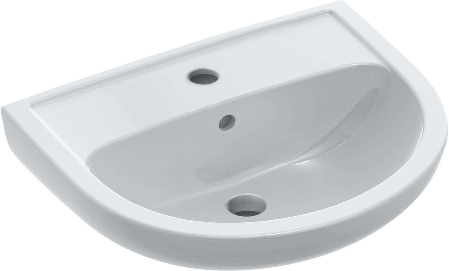 LAVABO SAVAL PRO VB 60-45,5CM BLANC