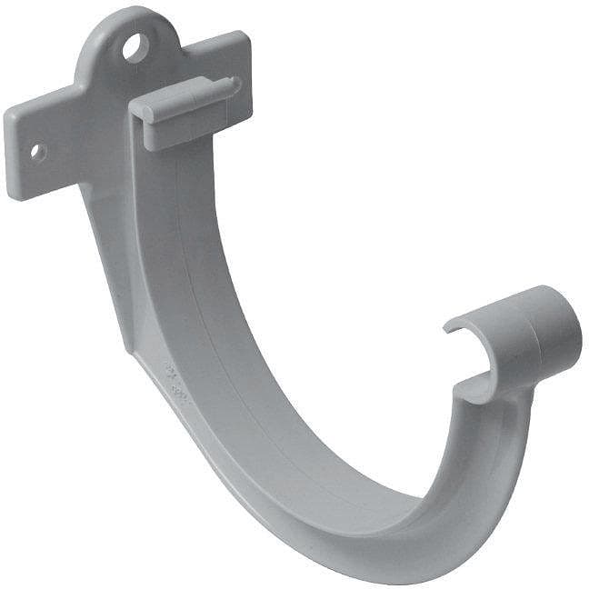 CROCHET GOUTTIERE PVC GRIS CLAIR 125MM