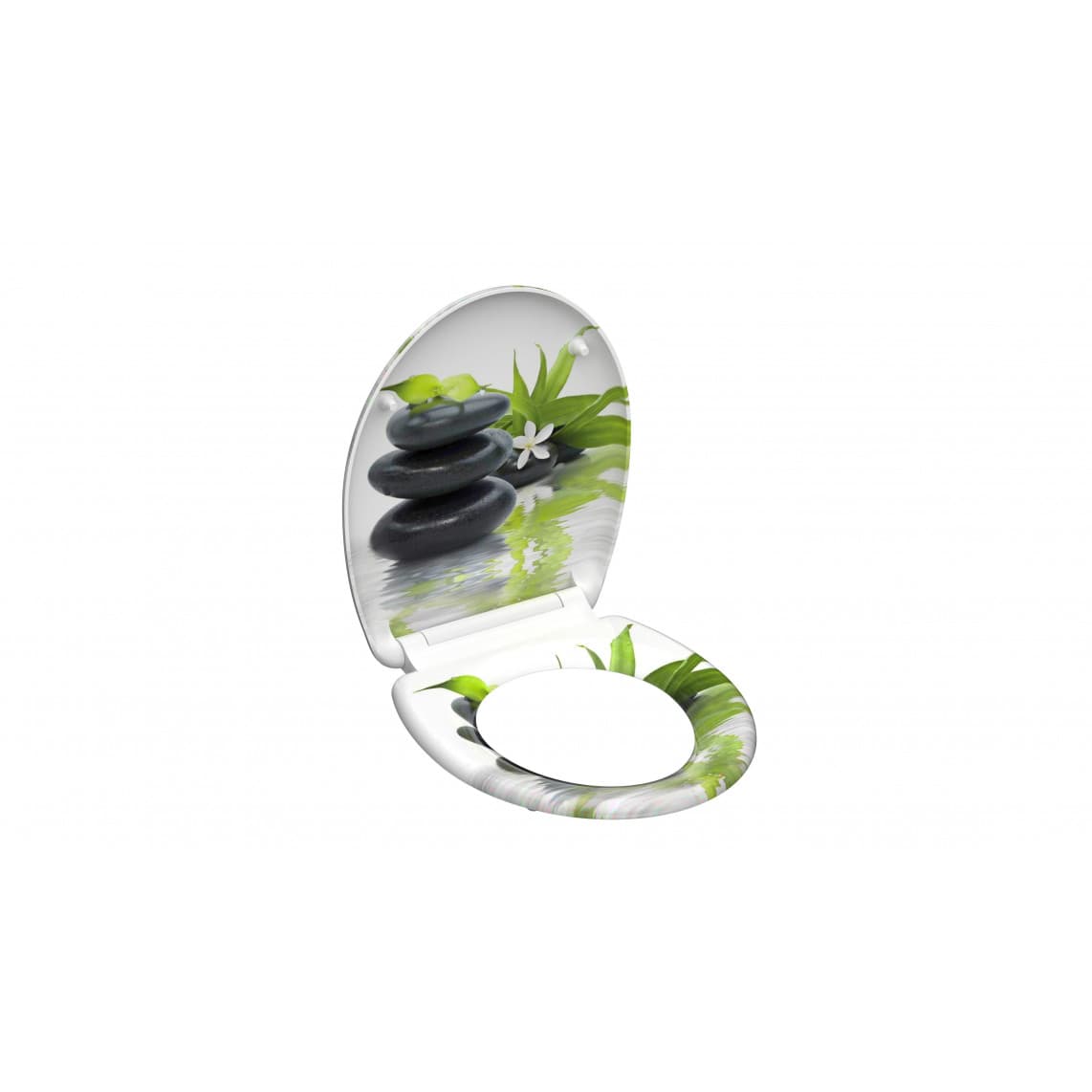 82367 abattant WC en Duroplast JASMIN, avec frein de chute et déclipsable