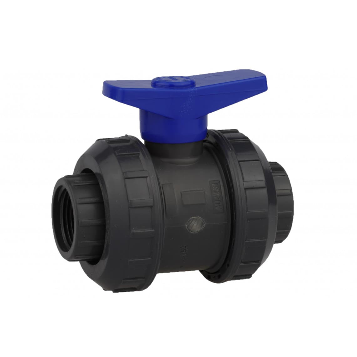 984820855 PVC robinet à sphère, 3/4" F x 3/4" F, pour PEHD/socarex