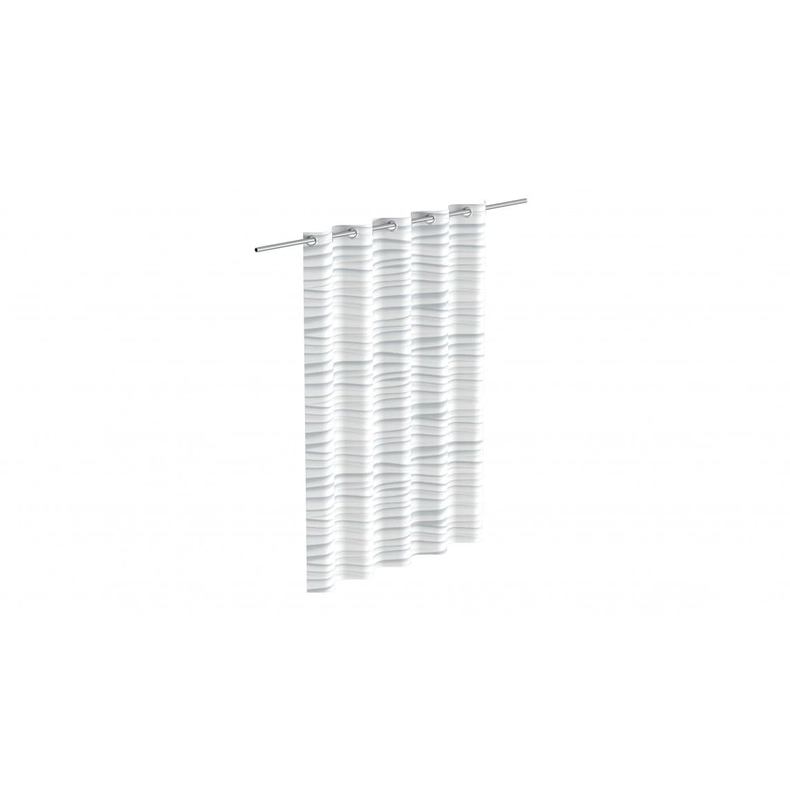 BA0401 rideau de douche, White Wave