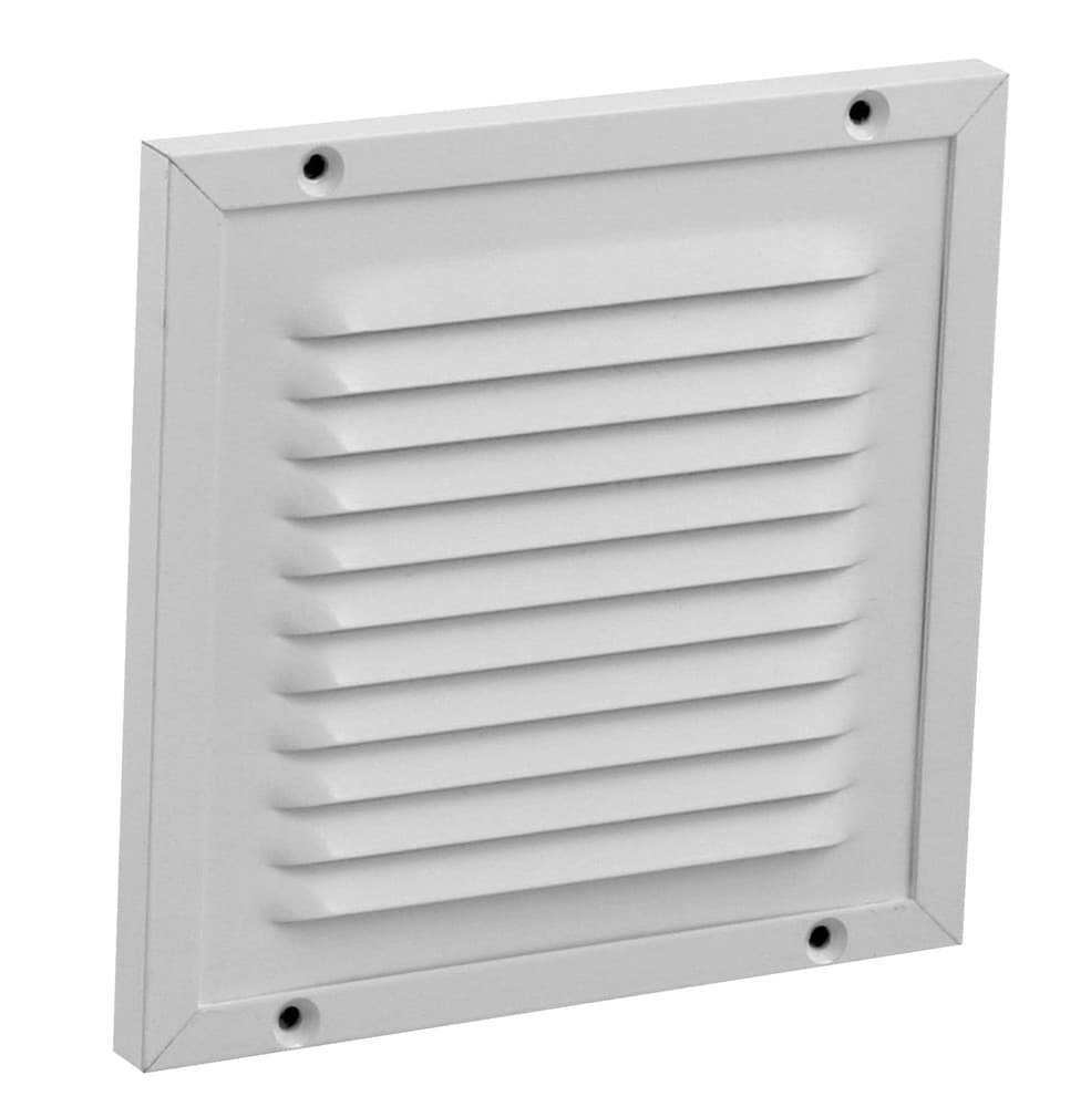 GRILLE VENT. 155X155 BLANC GAZ